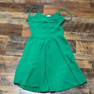 See You Monday Vibrant Green Dress